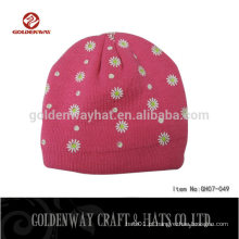 Chapéus bonitos de gorros baratos para meninas com pequenas flores